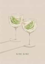 Classic Congratulations Card - Gin - Cheers created by @doublepea_designs