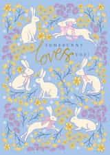 Cute Valentine’s/Anniversary Card - Some Bunny Loves You! created by @VickyYorkeDesigns