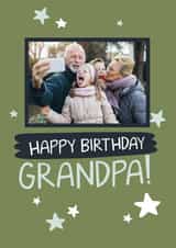 Personalised Birthday Photo Card created by Laurent Collective - Classic Birthday Photo Card - Grandpa
