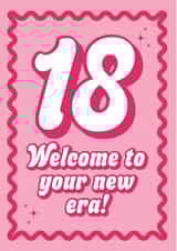 18th Birthday Card - For Her - Welcome To Your New Era! created by Blush & Blossom 