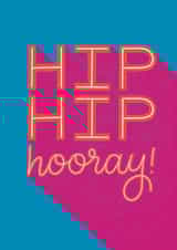 Hip Hip Hooray! Colourful Celebration Card created by Rebecca Duncan