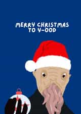 Funny Christmas Card - Ood - Doctor Who created by Jess