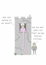 Funny Birthday/Anniversary Card - Profile Picture - Catfish created by AJS STUDIOS