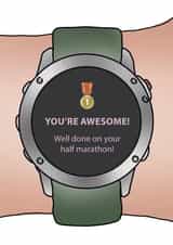 Perfect card for those that have smashed their running goals! created by Gillian Panter