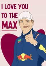 Max Verstappen Anniversary Card - Love Card For Formula One Fans created by SJR DESIGNS