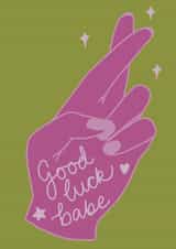 Colourful card wishing your friend good luck! created by Rhianna Louise Studio