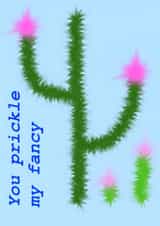 Cute cactus card created by Hannah Wilkinson-Jones