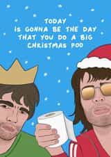 Funny Christmas Card - Oasis - Wonderwall created by Running with Scissors