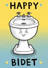 Funny Pun Birthday Card created by Carl Batterbee