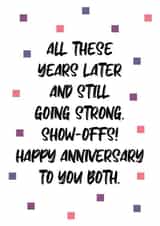 Anniversary Card For Parents - For Couple - To You Both created by SixElevenCreations