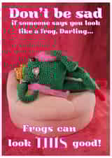 Self-love Reminder Card - Fabulous Frog created by Moira Allen