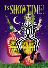Funny Birthday Card - Birthday Juice - Beetlejuice created by Atwood & Atwood