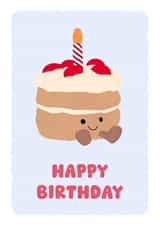 Cute Birthday Card - Jellycat - Cake created by MadeByOlivia