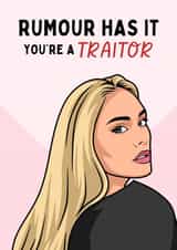 Funny Leaving Card - Adele - Rumour Has It created by Sundiva Designs