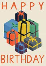 Retro Birthday Card - For Him - Presents Gifts created by Laura Darrington Design Ltd.