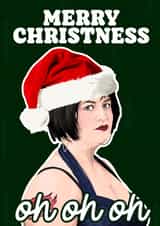 Funny Christmas Card - Gavin And Stacey - Nessa created by Pink + Pip