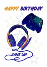 Classic Birthday Card - Gaming created by Printfantasia 