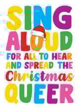 Funny Christmas Card - Queer - LGBTQ+ created by Eskimo Kiss Designs