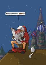 Christmas POO-tin created by Bryony Jackson Walters