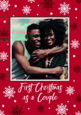 Personalised Christmas Photo Card created by Sarah Corcoran  - Classic Christmas Card - Couple - First Christmas