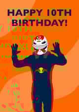 Modern 10th Birthday Card - Max Verstappen - For Him created by brookeman