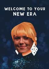 Personalised Birthday Photo Card created by Giddy Kipper - Funny Birthday Card - Taylor Swift - New Era