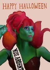 Spooky pop culture Halloween card created by eronmur