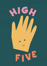 Fun Congratulations Card - High Five Card created by Feel Good Supplies