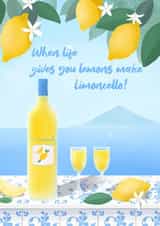 Pretty Birthday Card - Limoncello - Mountains created by Petra Lizde