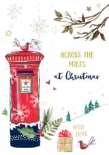 Classic Christmas Card - Postbox - From Across the Miles created by Katie Phythian Design