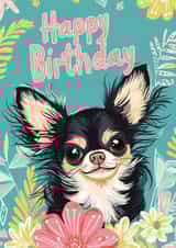 Cute Birthday Card - For Her - Chihuahua created by Vita By Sam