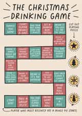 Funny Christmas Card - Christmas Holiday Board Game for Festive Fun! created by Sarah Harding