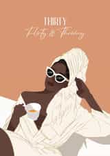 Pretty Birthday Card - 30th Birthday - Flirty And Thriving created by Anoela Cards