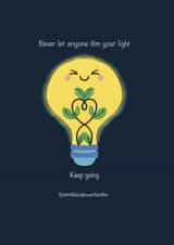 Never Dim Your Light created by Mindful and Powerful Within