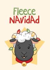 Funny Christmas Card - Fleece Navidad - Christmas Song created by Bev O'Connor || @oconnordesign