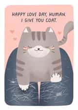Funny Valentines Day - Happy Love Day - From The Cat created by Evie Garnett Designs