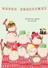 Funny Christmas Card - From Your Family - From Our House To Yours created by Rosie Made A Thing