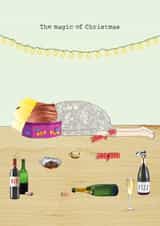 Funny Christmas Card - The Magic of Christmas - Christmas Party created by Rosie Made A Thing