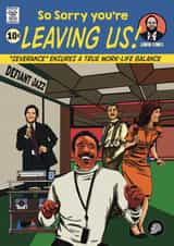 Funny leaving card inspired by Apple TV’s hit series; Severance. created by Jimmy James