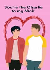 Cute anniversary or valentines card for your partner or friend - Heartstopper created by DBD Designs