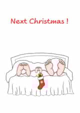 Cute Christmas Card - Next Christmas! - Expecting created by Swizzoo