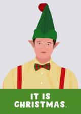 Funny Christmas Card - The Office - Dwight created by Pink Peach Cards