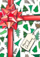 Christmas present card - Merry Christmas created by Lucy Driver