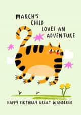 Fun March Birthday Card For Everyone
Great Wanderer created by NICHOLA COWDERY ILLUSTRATIONS 
