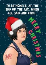 Funny Christmas Card - Nessa - Gavin & Stacey created by Artsy Gift Co