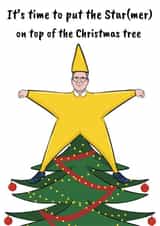 Funny Christmas Card - Keir Starmer - Pun created by SunnySpellsAtNoon