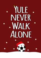 Football Christmas Card - Pun - Liverpool created by Kerrylovescards