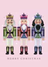 Classic Christmas Card - Nutcrackers - Festive created by Samantha Hart