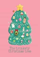 Cute Christmas Card - The Collector's Christmas Tree! - Jellycats created by Ellie MH Designs