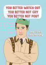 Funny Gavin and Stacey Christmas Card - Uncle Bryn - Welsh Christmas created by Bonne Nouvelle